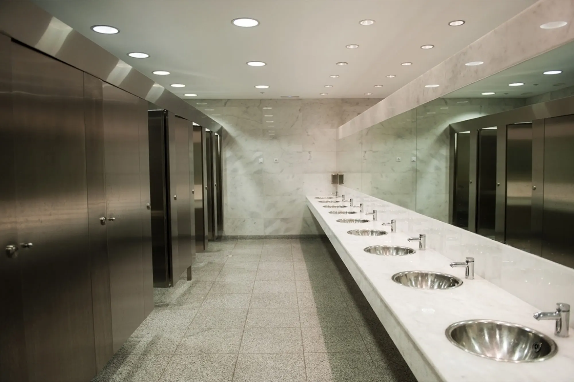 Sanitized Restroom